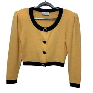 Vintage ST. JOHN Knit Cropped Cardigan